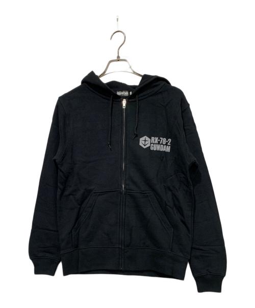 BANDAI（バンダイ）BANDAI (バンダイ) RX-78-2ガンダムジップパーカー ブラック サイズ:Mサイズの古着・服飾アイテム