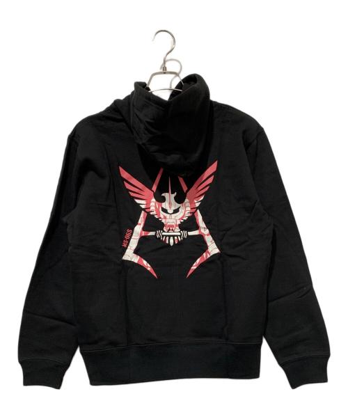 BANDAI（バンダイ）BANDAI (バンダイ) 機動戦士ガンダム×MS シャア専用ザクプルオーバーパーカー ブラック サイズ:Mサイズの古着・服飾アイテム