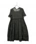 tricot COMME des GARCONS（トリココムデギャルソン）の古着「リネンギャザーワンピース」｜グレー