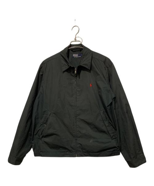 POLO RALPH LAUREN（ポロ・ラルフローレン）POLO RALPH LAUREN (ポロ・ラルフローレン) スイングトップ ブラック サイズ:Lサイズの古着・服飾アイテム