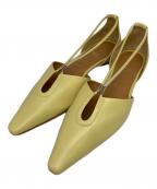 HENRI EN VARGOヘンリ エン ヴァーゴ）の古着「MIMOSA　フラットシューズ」｜イエロー