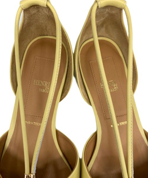 HENRI EN VARGO（ヘンリ エン ヴァーゴ）HENRI EN VARGO (ヘンリ エン ヴァーゴ) MIMOSA　フラットシューズ イエロー サイズ:SIZE 36の古着・服飾アイテム