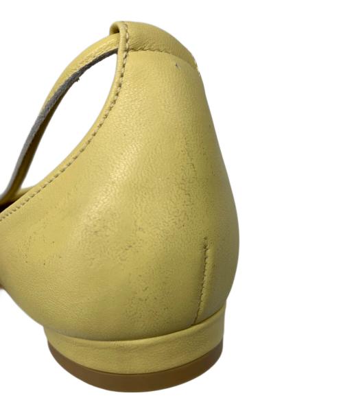 HENRI EN VARGO（ヘンリ エン ヴァーゴ）HENRI EN VARGO (ヘンリ エン ヴァーゴ) MIMOSA　フラットシューズ イエロー サイズ:SIZE 36の古着・服飾アイテム