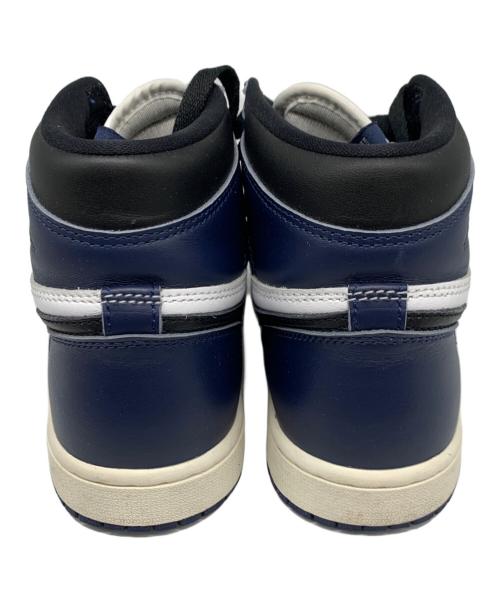 NIKE（ナイキ）NIKE (ナイキ) AIR Jordan 1 Retro HIGH OG ホワイト×ネイビー サイズ:25.5cmの古着・服飾アイテム