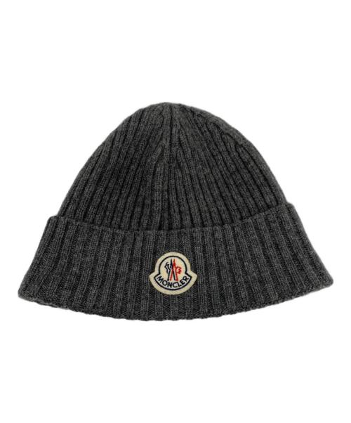MONCLER（モンクレール）MONCLER (モンクレール) BERRETTO　ニット帽 グレーの古着・服飾アイテム