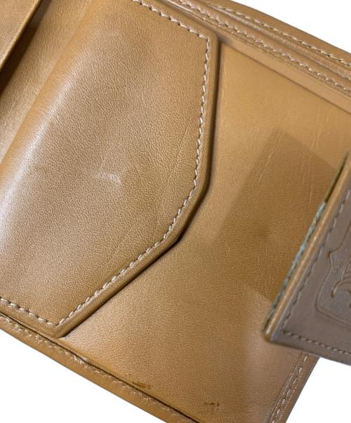 CELINE（セリーヌ）CELINE (セリーヌ) マカダム　2つ折り財布 ベージュの古着・服飾アイテム