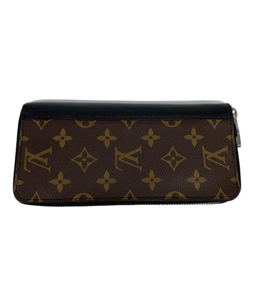 LOUIS VUITTON（ルイ ヴィトン）LOUIS VUITTON (ルイ ヴィトン) モノグラム マカサー　ジッピーウォレット・ヴェルティカル ブラウン×ブラックの古着・服飾アイテム