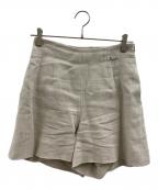 FOXEYフォクシー）の古着「リネンショートパンツ」｜ホワイト