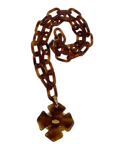 CHANEL（シャネル）CHANEL (シャネル) チェーンネックレス ブラウンの古着・服飾アイテム