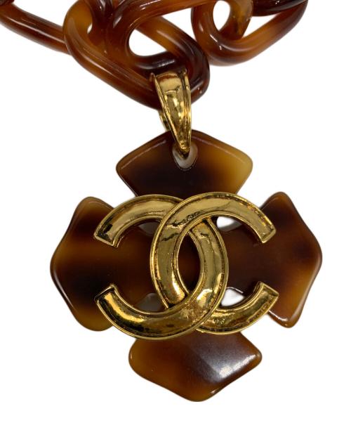 CHANEL（シャネル）CHANEL (シャネル) チェーンネックレス ブラウンの古着・服飾アイテム