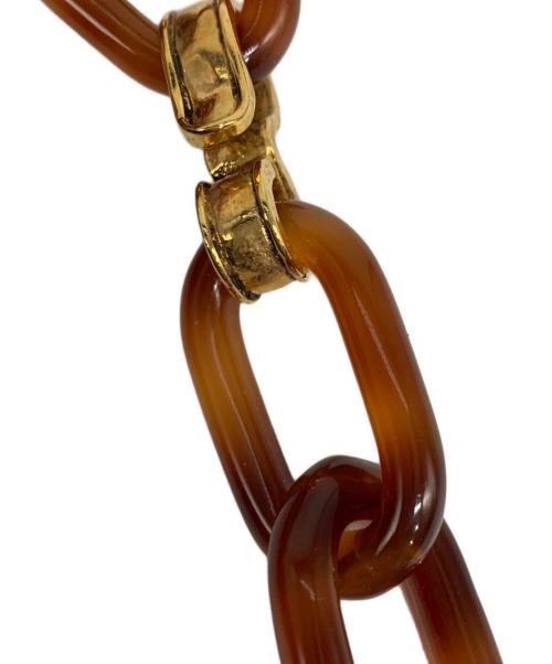 CHANEL（シャネル）CHANEL (シャネル) チェーンネックレス ブラウンの古着・服飾アイテム