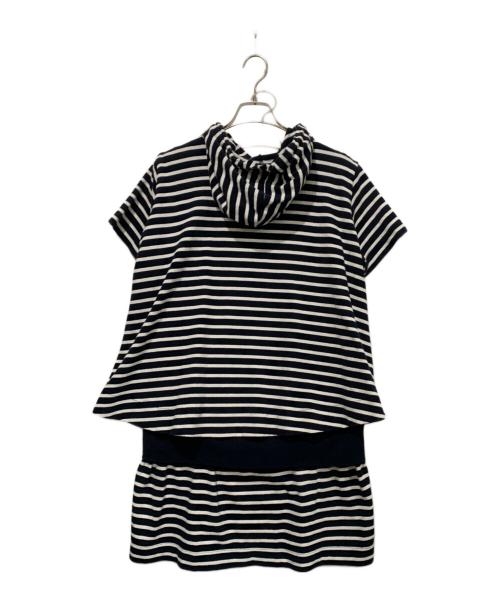 sacai（サカイ）sacai (サカイ) ボーダーカットソー ネイビー サイズ:SIZE 3の古着・服飾アイテム