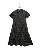 tricot COMME des GARCONSトリココムデギャルソン）の古着「シャツワンピース」｜ブラック