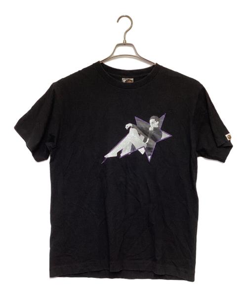 BAPE BY A BATHING APE（ベイプバイアベイシングエイプ）BAPE BY A BATHING APE (ベイプバイアベイシングエイプ) STA Tシャツ ブラック サイズ:XLの古着・服飾アイテム