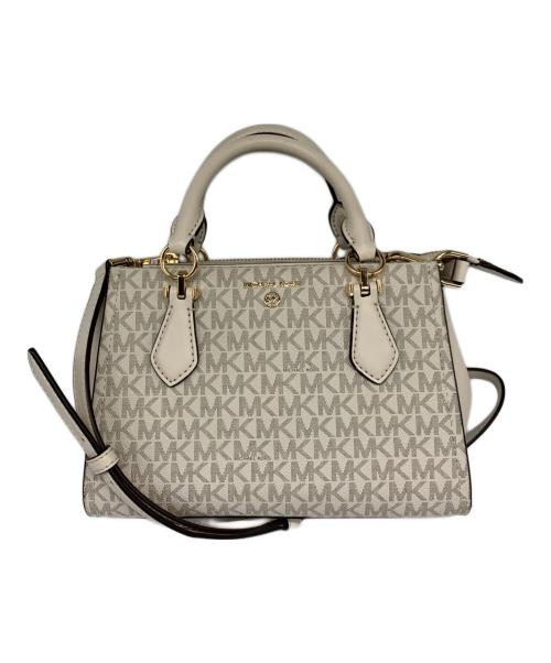 MICHAEL KORS（マイケル・コース）MICHAEL KORS (マイケルコース) 2WAYバッグ ホワイトの古着・服飾アイテム