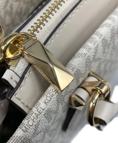 MICHAEL KORS（マイケル・コース）MICHAEL KORS (マイケルコース) 2WAYバッグ ホワイトの古着・服飾アイテム