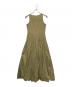 MARIHA (マリハ) ノースリーブティアードワンピース カーキ サイズ:FREE：10000円