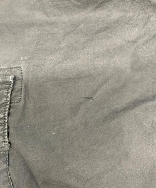 STONE ISLAND（ストーンアイランド）STONE ISLAND (ストーンアイランド) ガーメントダイコットンストレッチシャーリングテーパードカーゴパンツ ブラック サイズ:SIZE 32の古着・服飾アイテム