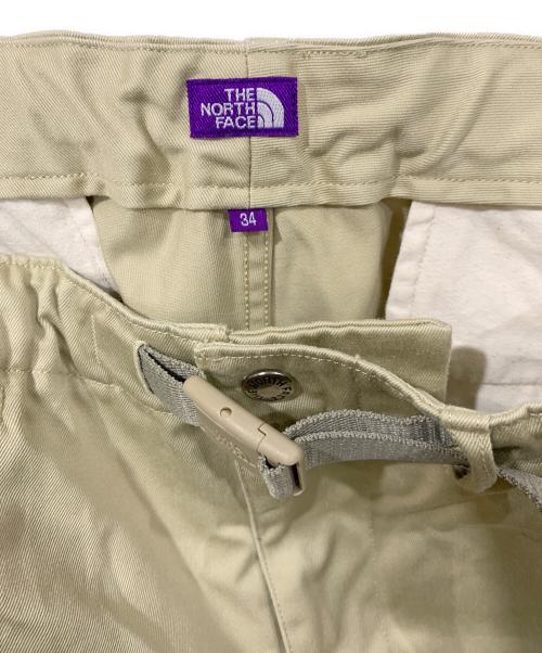 THE NORTHFACE PURPLELABEL（ザ・ノースフェイス パープルレーベル）THE NORTHFACE PURPLELABEL (ザ・ノースフェイス パープルレーベル) チノワイドストレートフィールドパンツ ベージュ サイズ:SIZE 34の古着・服飾アイテム