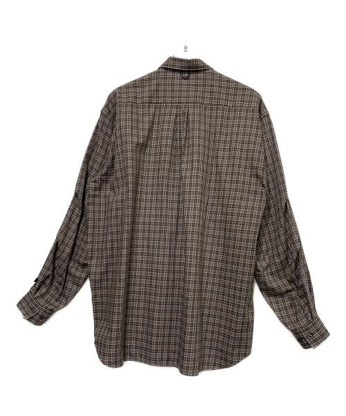 DAIWA PIER39（ダイワ ピア39）DAIWA PIER39 (ダイワ ピア39) TECH BUTTON DOWN SHIRTS L/S TARTAN PLAIDS ブラウン サイズ:Lサイズの古着・服飾アイテム