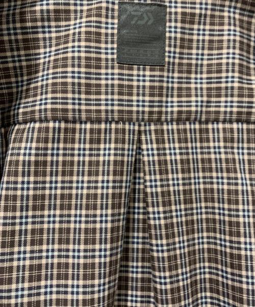 DAIWA PIER39（ダイワ ピア39）DAIWA PIER39 (ダイワ ピア39) TECH BUTTON DOWN SHIRTS L/S TARTAN PLAIDS ブラウン サイズ:Lサイズの古着・服飾アイテム