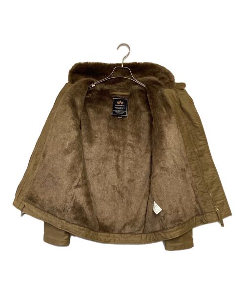 ALPHA INDUSTRIES（アルファインダストリーズ）ALPHA INDUSTRIES (アルファインダストリーズ) N-1 デッキジャケット カーキ サイズ:Mの古着・服飾アイテム