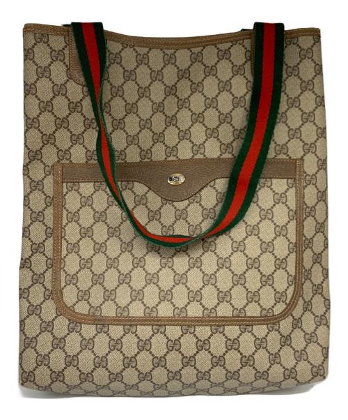 GUCCI（グッチ）GUCCI (グッチ) OLD GUCCI シェリーライン ベージュの古着・服飾アイテム