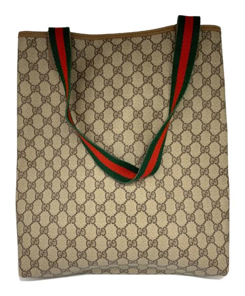 GUCCI（グッチ）GUCCI (グッチ) OLD GUCCI シェリーライン ベージュの古着・服飾アイテム