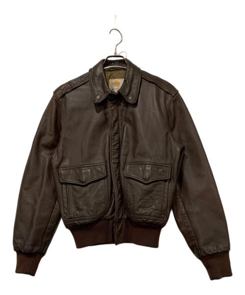 Golden Bear（ゴールデンベア）Golden Bear (ゴールデンベア) A-2レザージャケット ブラウン サイズ:SIZE 38の古着・服飾アイテム