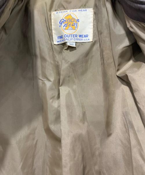 Golden Bear（ゴールデンベア）Golden Bear (ゴールデンベア) A-2レザージャケット ブラウン サイズ:SIZE 38の古着・服飾アイテム