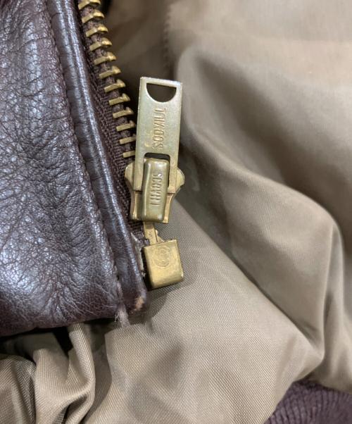 Golden Bear（ゴールデンベア）Golden Bear (ゴールデンベア) A-2レザージャケット ブラウン サイズ:SIZE 38の古着・服飾アイテム