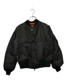 UNITED CARR（ユナイテッドカー）の古着「MA-1ジャケット」｜ブラック