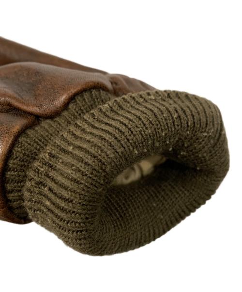 kata（カタ）kata (カタ) ラムレザーフライトジャケット ブラウン サイズ:FREEの古着・服飾アイテム