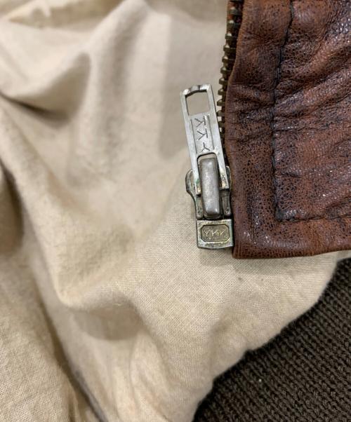 kata（カタ）kata (カタ) ラムレザーフライトジャケット ブラウン サイズ:FREEの古着・服飾アイテム