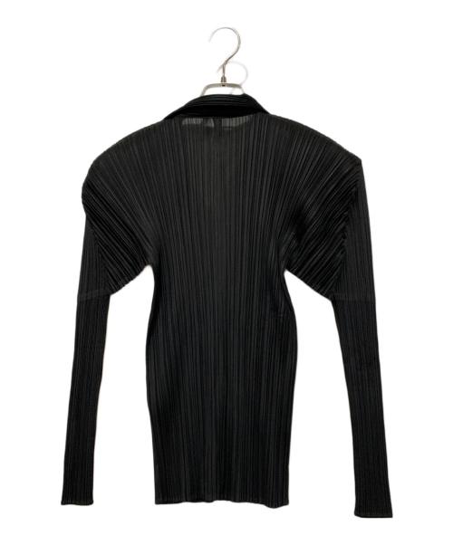 PLEATS PLEASE（プリーツプリーズ）PLEATS PLEASE (プリーツプリーズ) プリーツシャツ ブラック サイズ:SIZE 3の古着・服飾アイテム