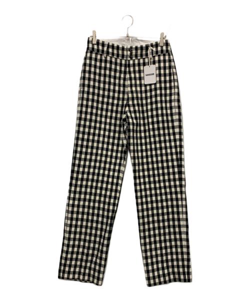 WARDER（ワーダー）WARDER (ワーダー) パンツ ホワイト×ブラック サイズ:SIZE Mの古着・服飾アイテム