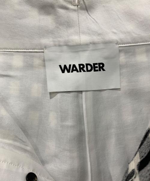 WARDER（ワーダー）WARDER (ワーダー) パンツ ホワイト×ブラック サイズ:SIZE Mの古着・服飾アイテム