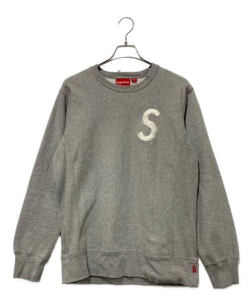 SUPREME（シュプリーム）SUPREME (シュプリーム) S logo Crewneck　16AW グレー サイズ:Mサイズの古着・服飾アイテム