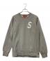 SUPREME（シュプリーム）の古着「S logo Crewneck　16AW」｜グレー