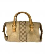 GUCCIグッチ）の古着「GGショルダーバッグ」｜ベージュ