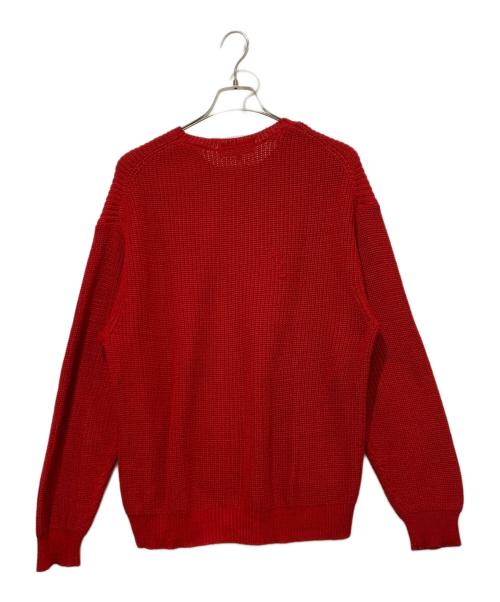 SUPREME（シュプリーム）Supreme (シュプリーム) COMME des GARCONS SHIRT (コムデギャルソンシャツ) ニット レッド サイズ:Mサイズの古着・服飾アイテム