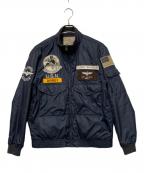 AVIREXアヴィレックス）の古着「フライトジャケット」｜ネイビー