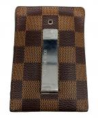 LOUIS VUITTONルイ ヴィトン）の古着「ダミエ　ポルトカルトパンス」｜ブラウン