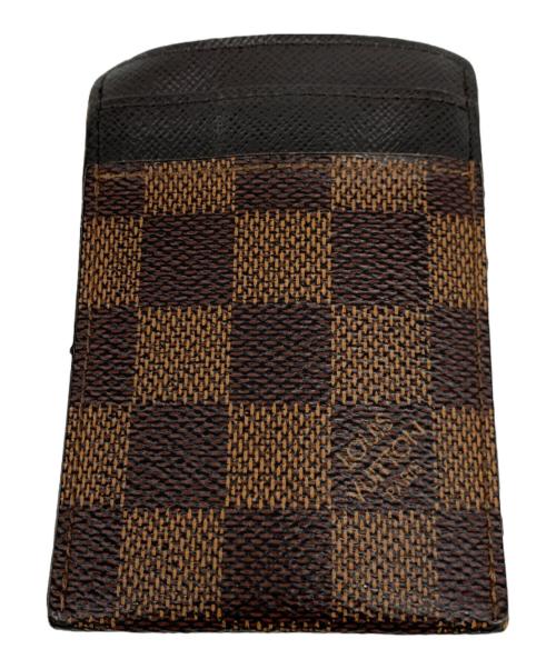 LOUIS VUITTON（ルイ ヴィトン）LOUIS VUITTON (ルイ ヴィトン) ダミエ　	ポルトカルトパンス ブラウンの古着・服飾アイテム
