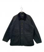 UNUSEDアンユーズド）の古着「ダックカバーオールジャケット」｜ネイビー