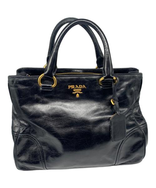 PRADA（プラダ）PRADA (プラダ) ハンドバッグ ブラックの古着・服飾アイテム