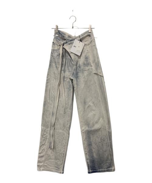 ottolinger（オットリンガー）ottolinger (オットリンガー) isko ブルーラップジーンズ ホワイト×ブルー サイズ:XSサイズ 未使用品の古着・服飾アイテム