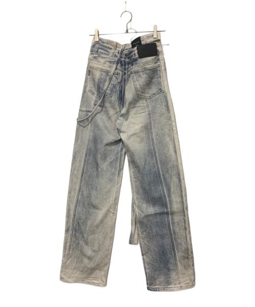 ottolinger（オットリンガー）ottolinger (オットリンガー) isko ブルーラップジーンズ ホワイト×ブルー サイズ:XSサイズ 未使用品の古着・服飾アイテム