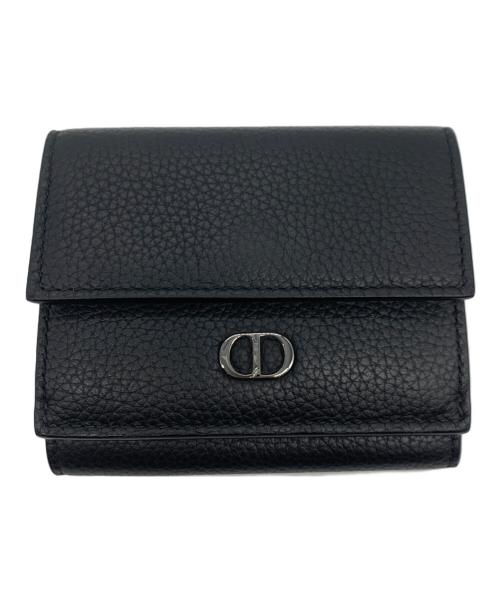Christian Dior（クリスチャン ディオール）Christian Dior (クリスチャン ディオール) 3つ折り財布 ブラックの古着・服飾アイテム