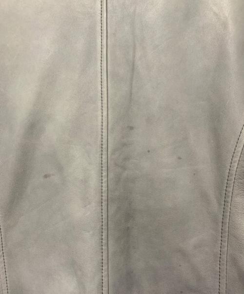 PS Paul Smith（ＰＳポールスミス）PS Paul Smith (ＰＳポールスミス) シングルライダースジャケット ベージュ サイズ:Lサイズの古着・服飾アイテム